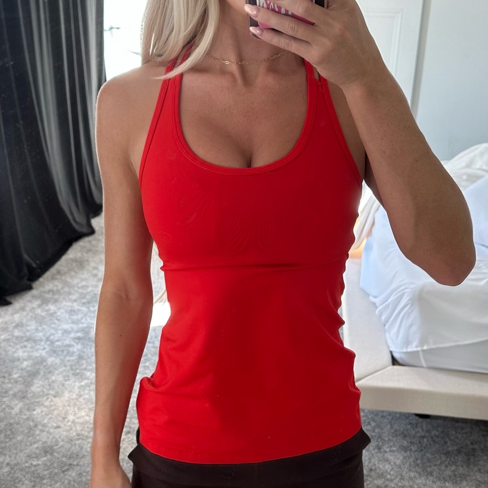 GapFit Red Tank Top